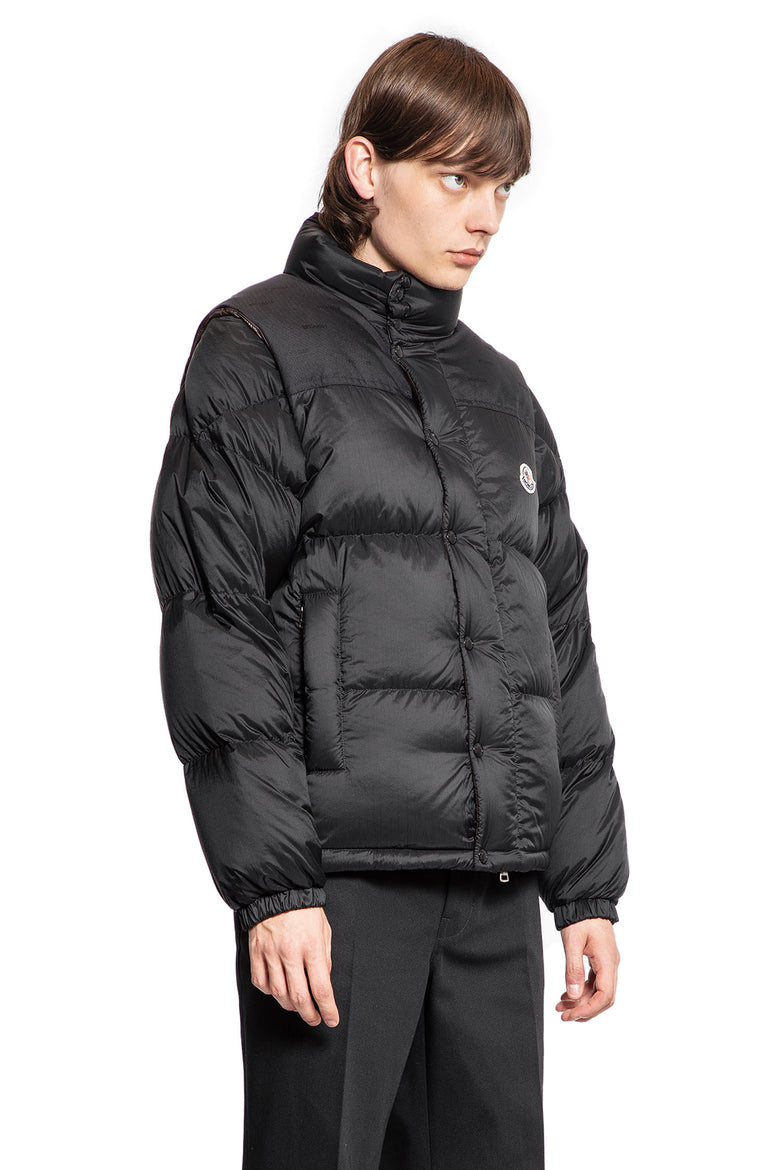 MONCLER MAN BLACK JACKETS