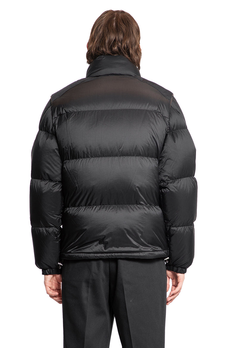 MONCLER MAN BLACK JACKETS