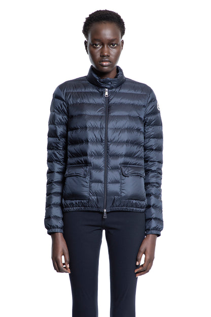 MONCLER WOMAN BLUE JACKETS