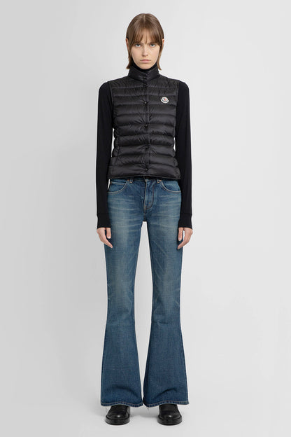 MONCLER WOMAN BLACK VESTS