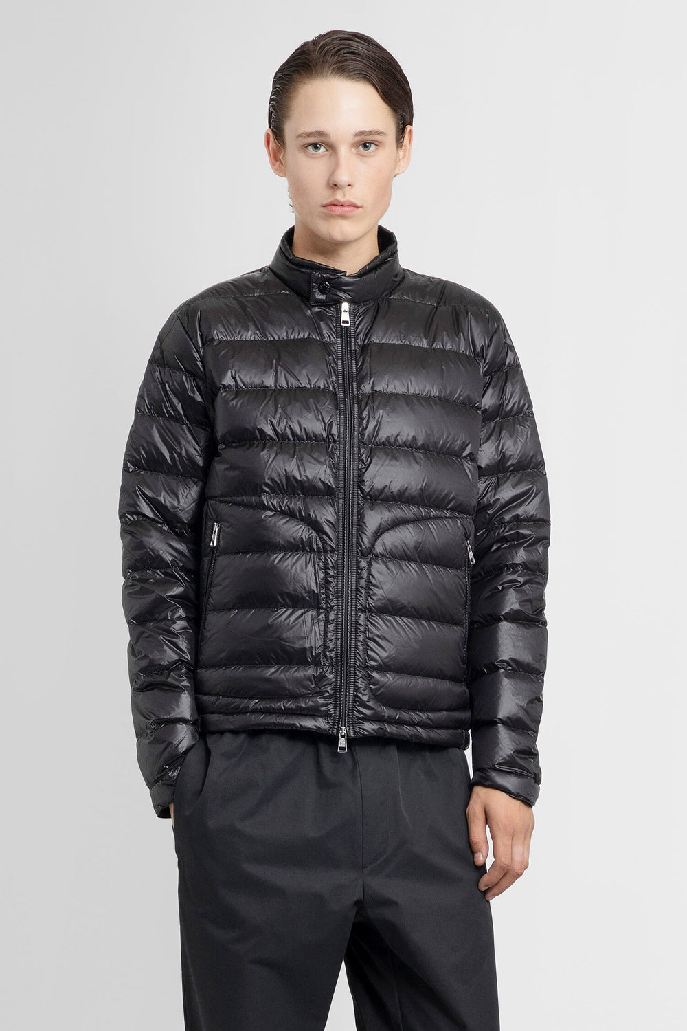 MONCLER MAN BLACK JACKETS