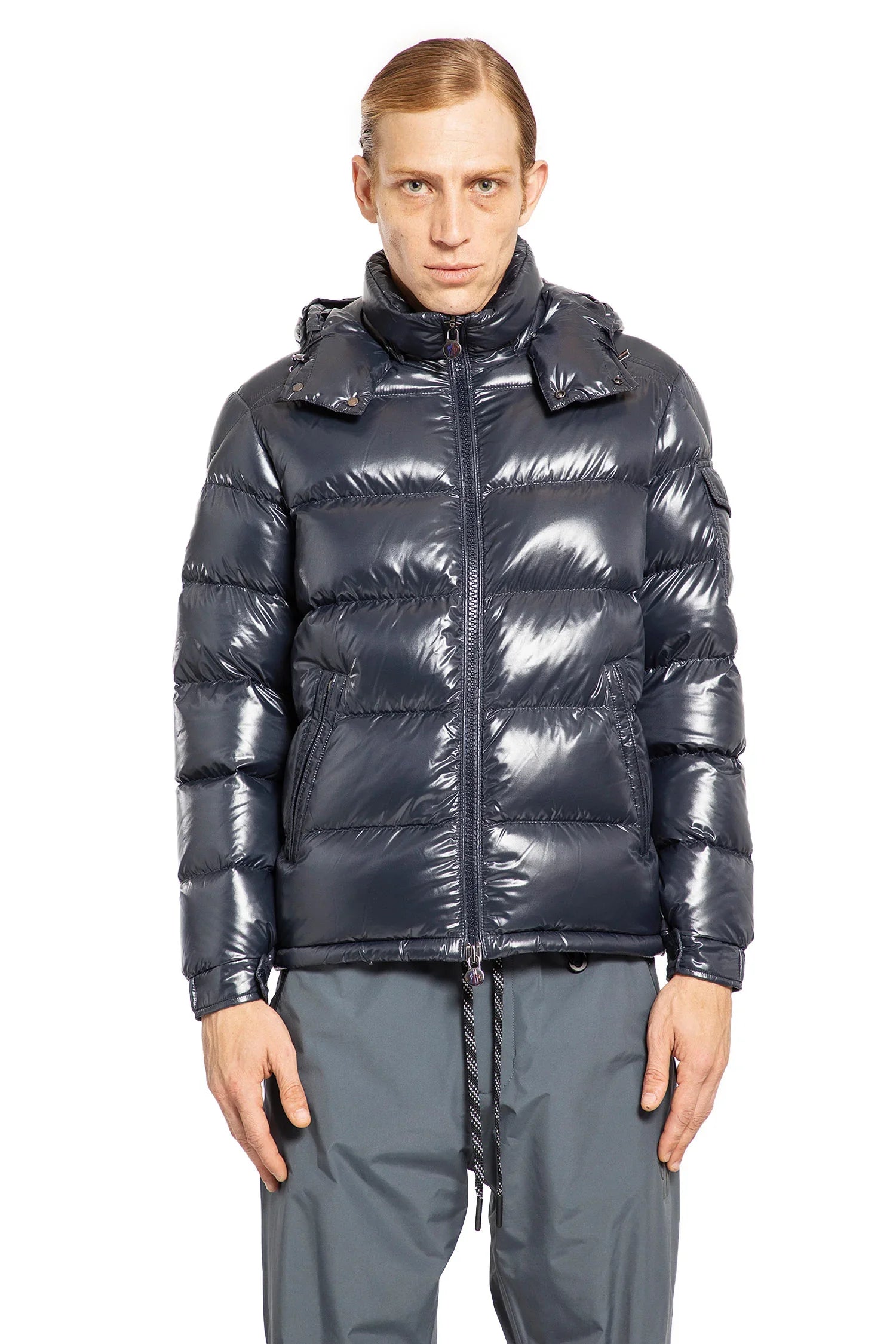MONCLER MAN BLUE JACKETS - Antonioli.eu