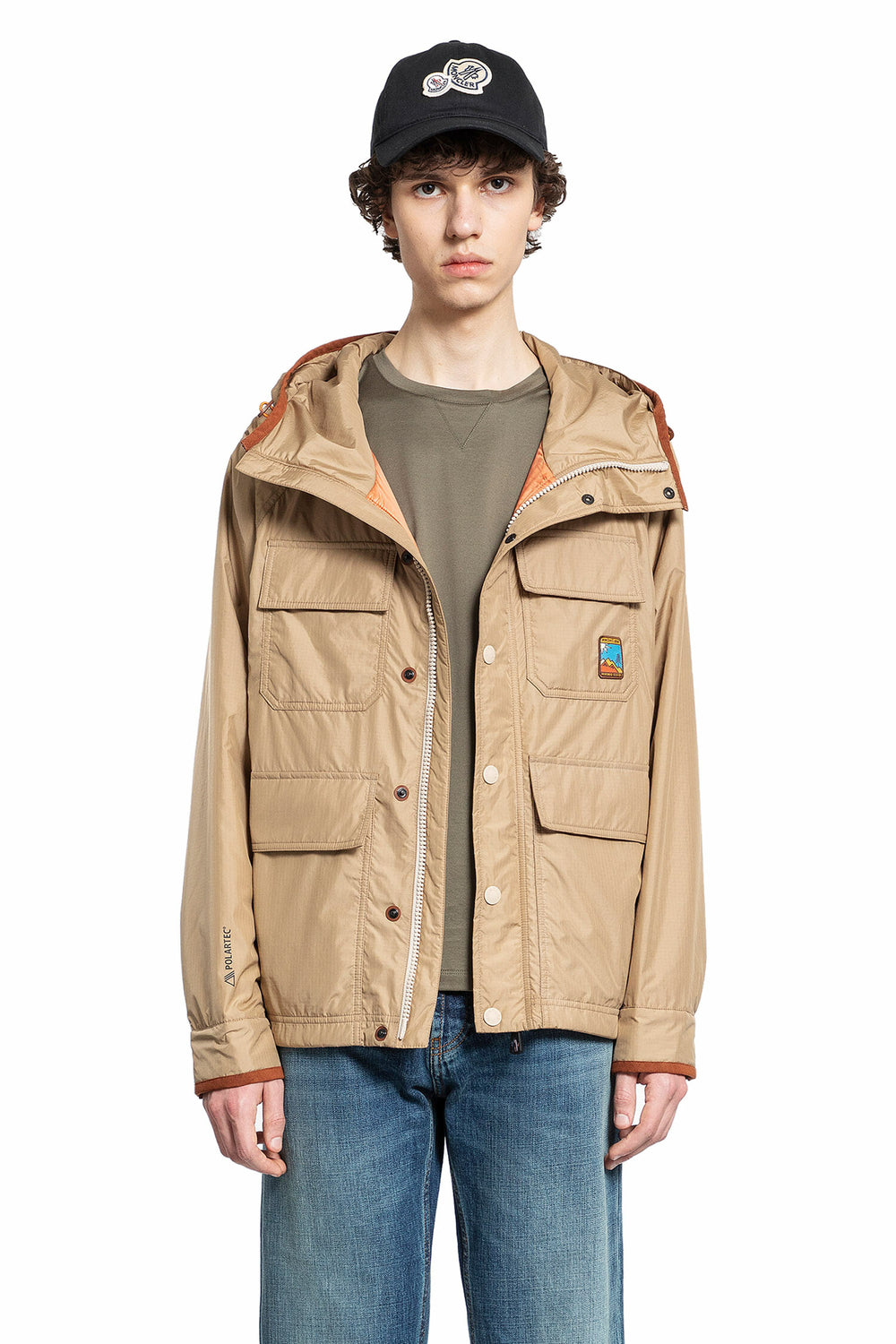 MONCLER GRENOBLE MAN BEIGE JACKETS