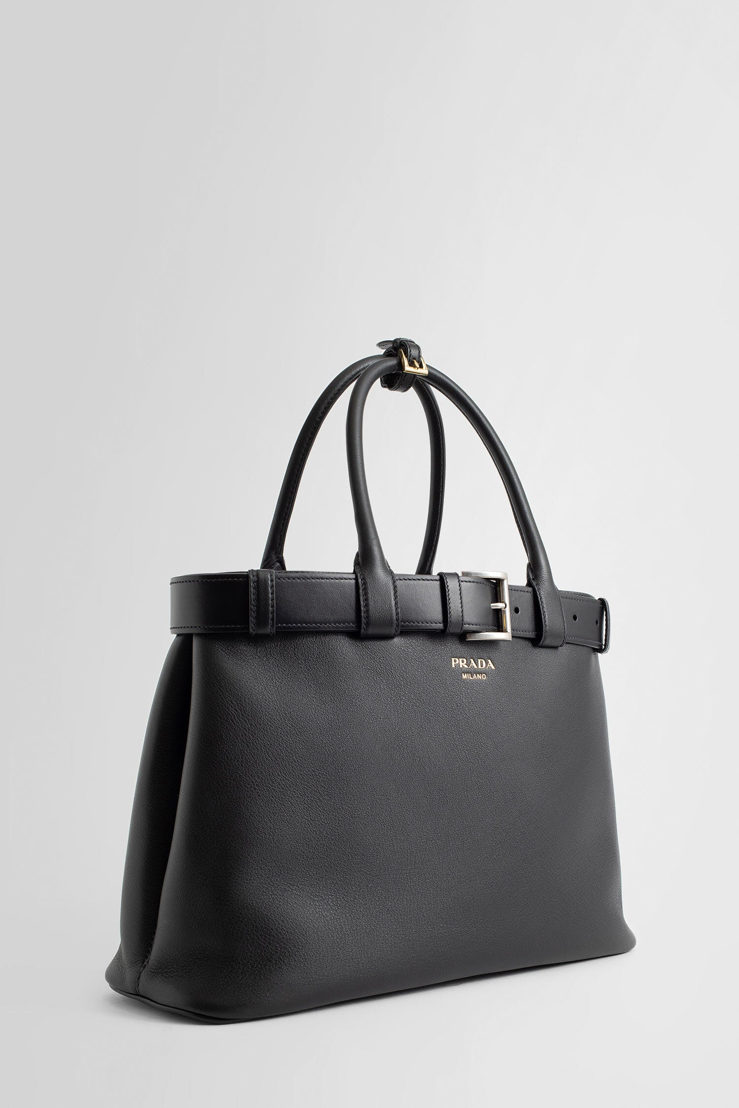 PRADA WOMAN BLACK TOTE BAGS