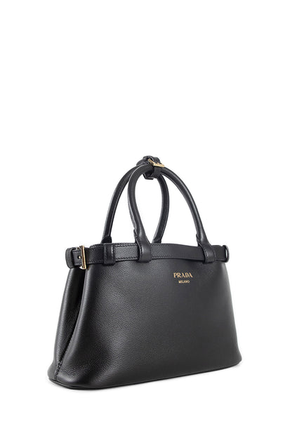 PRADA WOMAN BLACK TOP HANDLE BAGS