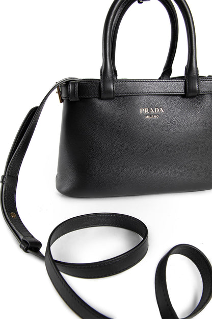 PRADA WOMAN BLACK TOP HANDLE BAGS