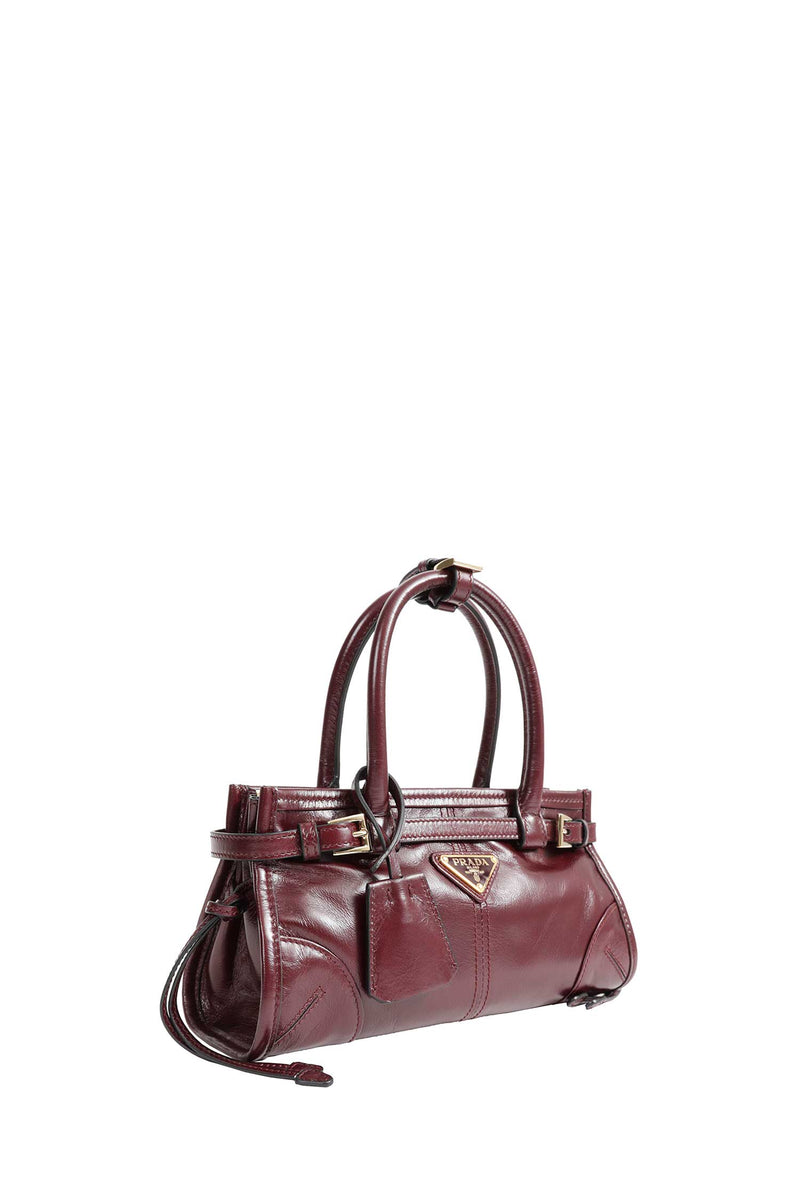 PRADA Bonnie Leather Mini Bag woman