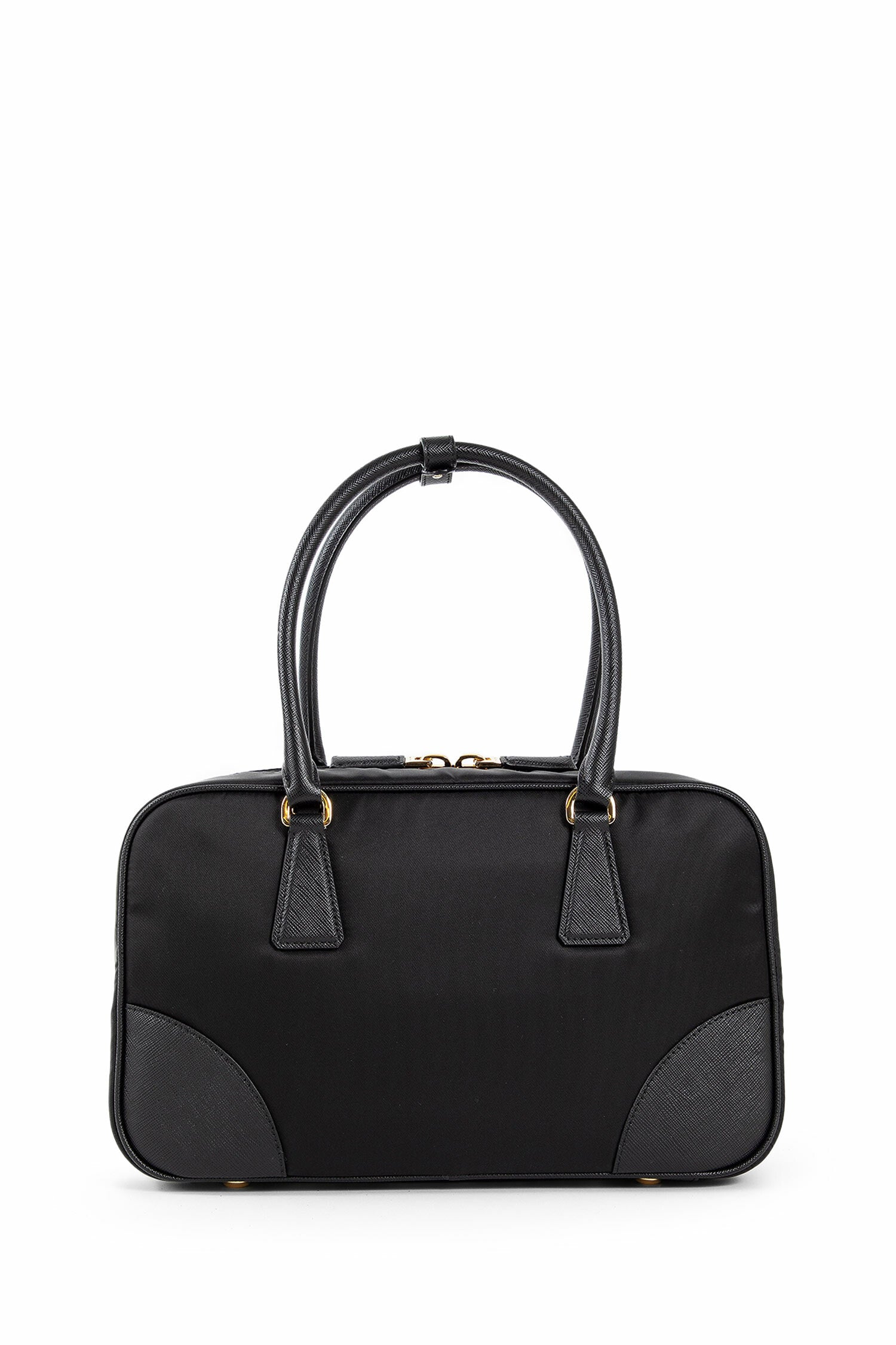 PRADA WOMAN BLACK TOP HANDLE BAGS