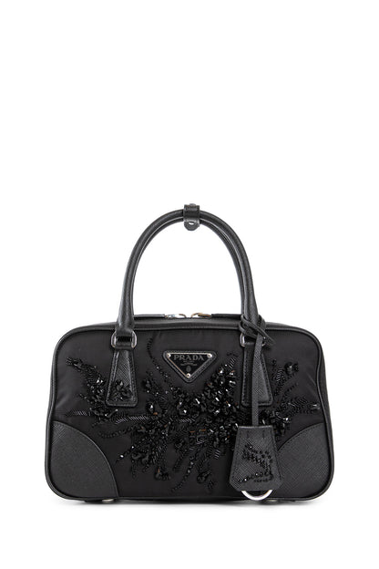 Antonioli PRADA WOMAN BLACK TOP HANDLE BAGS