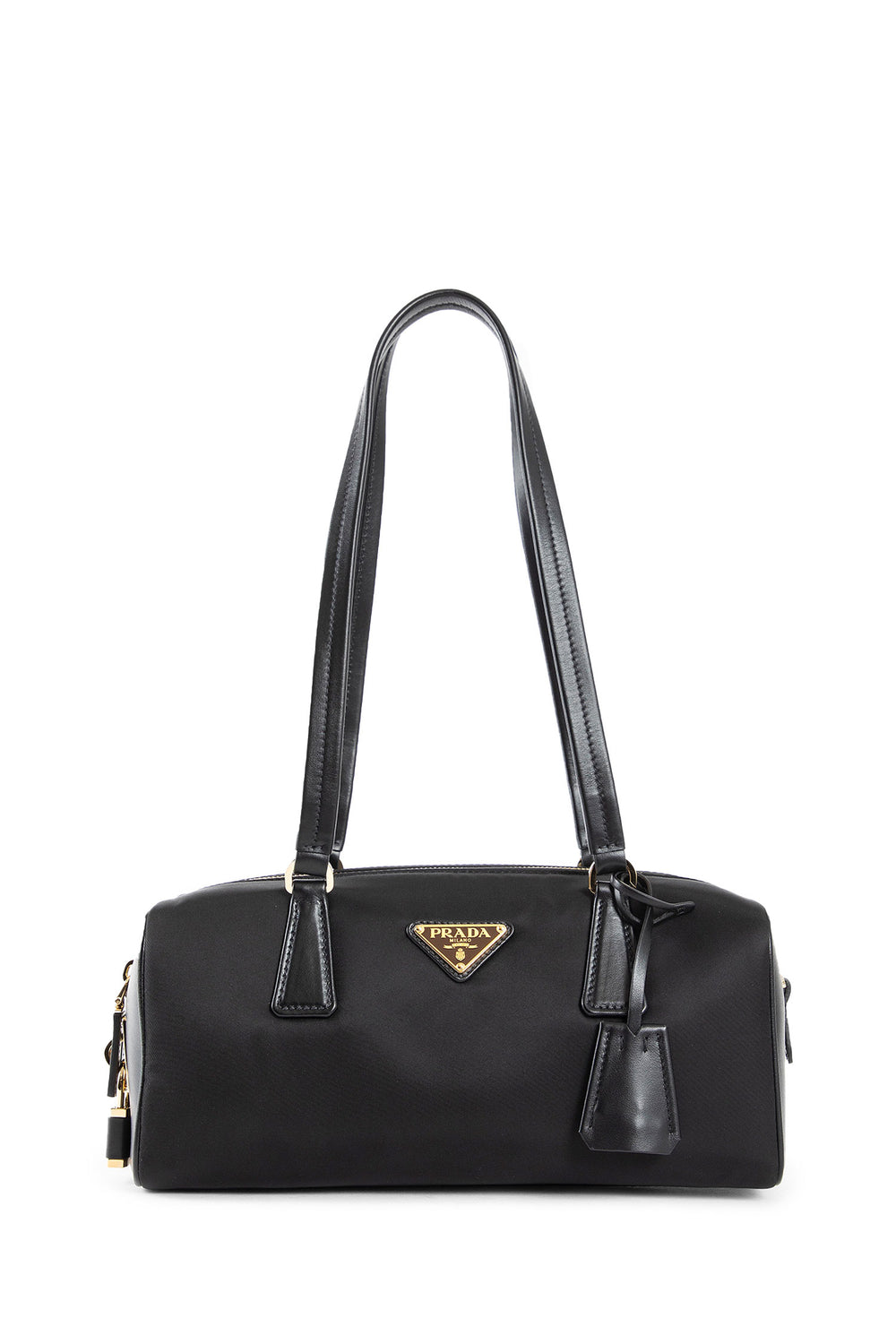 PRADA WOMAN BLACK TOP HANDLE BAGS