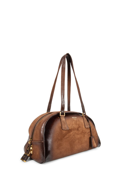 Bowling Medium Suede Bag