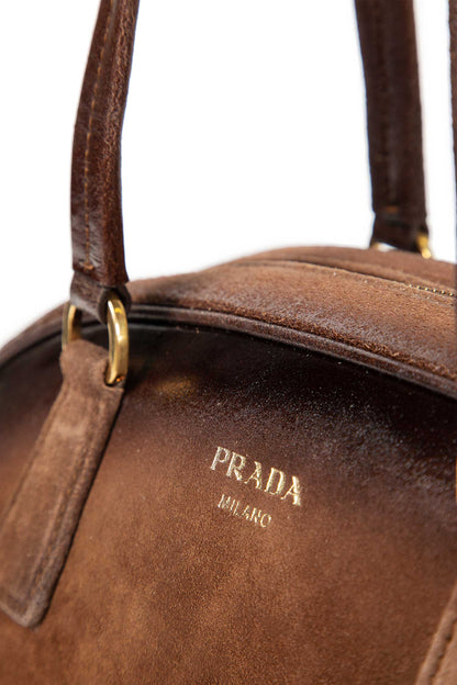 Bowling Medium Suede Bag