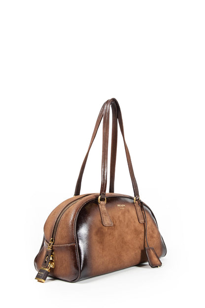 Bowling Medium Suede Bag