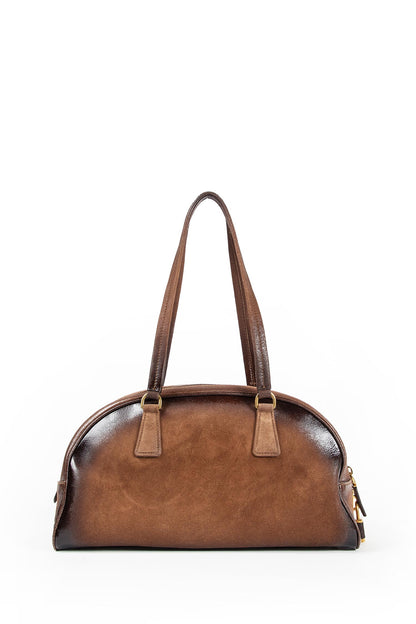 Bowling Medium Suede Bag