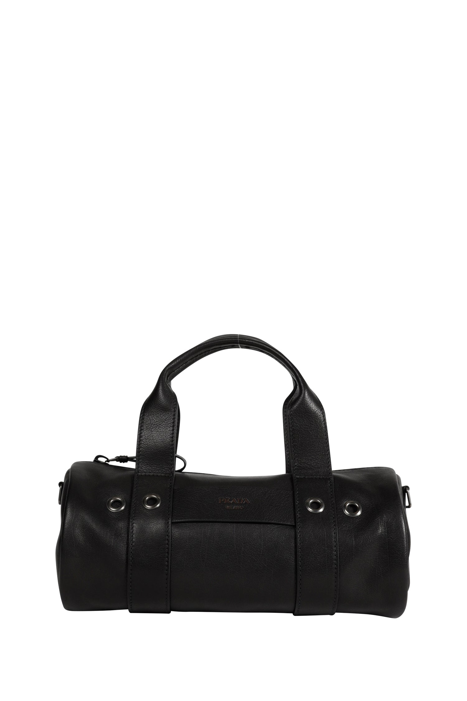 Prada Route Large Leather Top Handle Bag