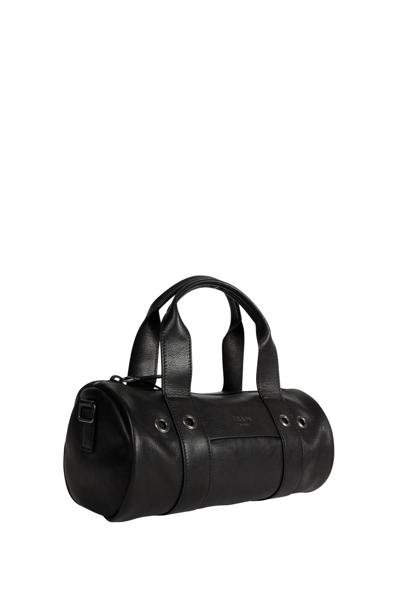 Prada Route Large Leather Top Handle Bag
