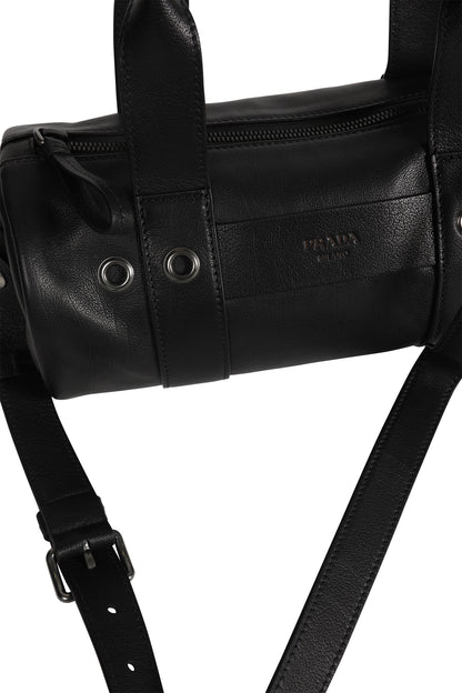 Prada Route Large Leather Top Handle Bag