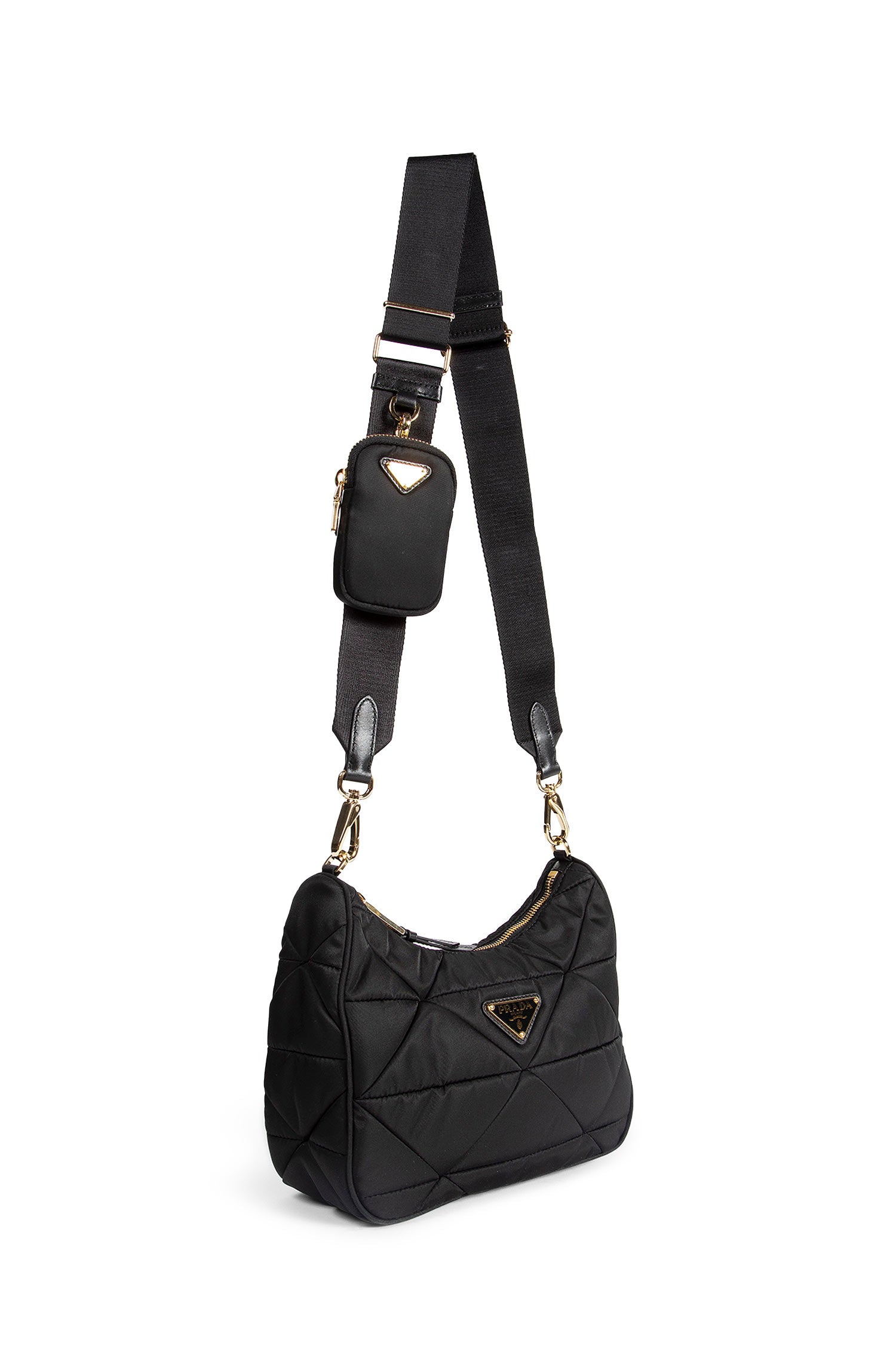 Re-Nylon Quilted Shoulder Bag