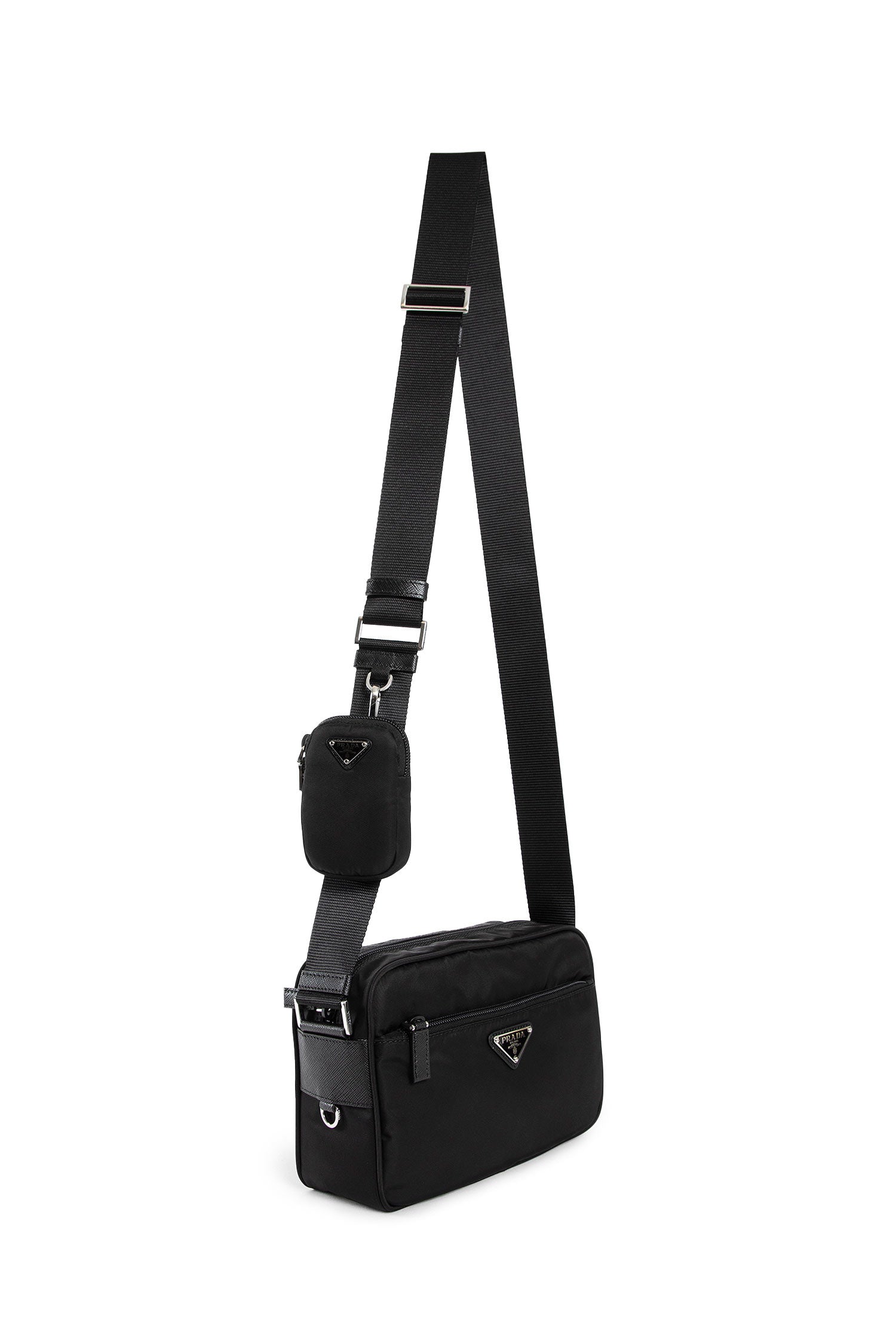 PRADA WOMAN BLACK SHOULDER BAGS