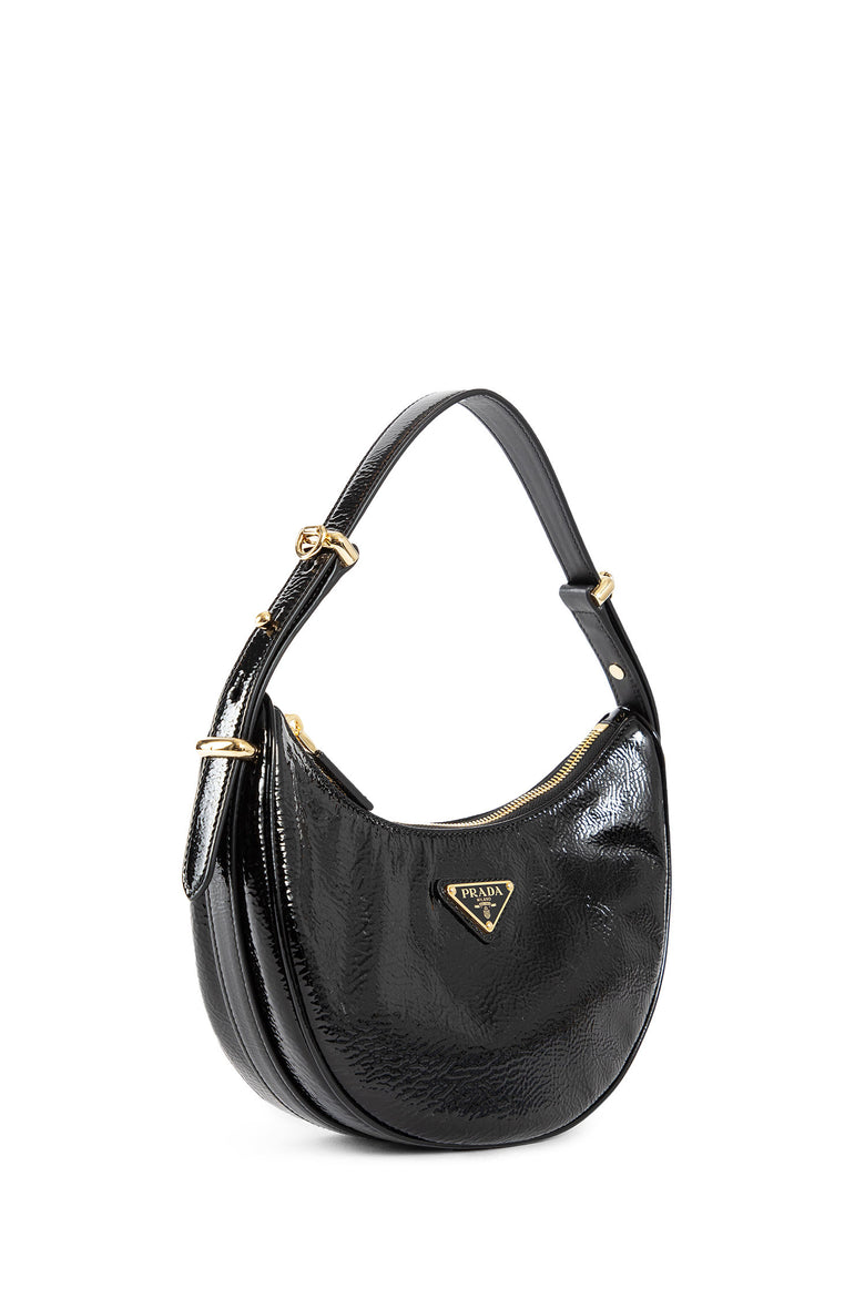 PRADA WOMAN BLACK SHOULDER BAGS