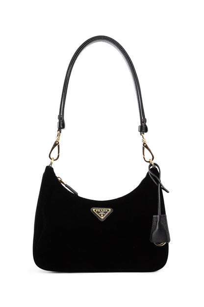 Antonioli PRADA WOMAN BLACK SHOULDER BAGS