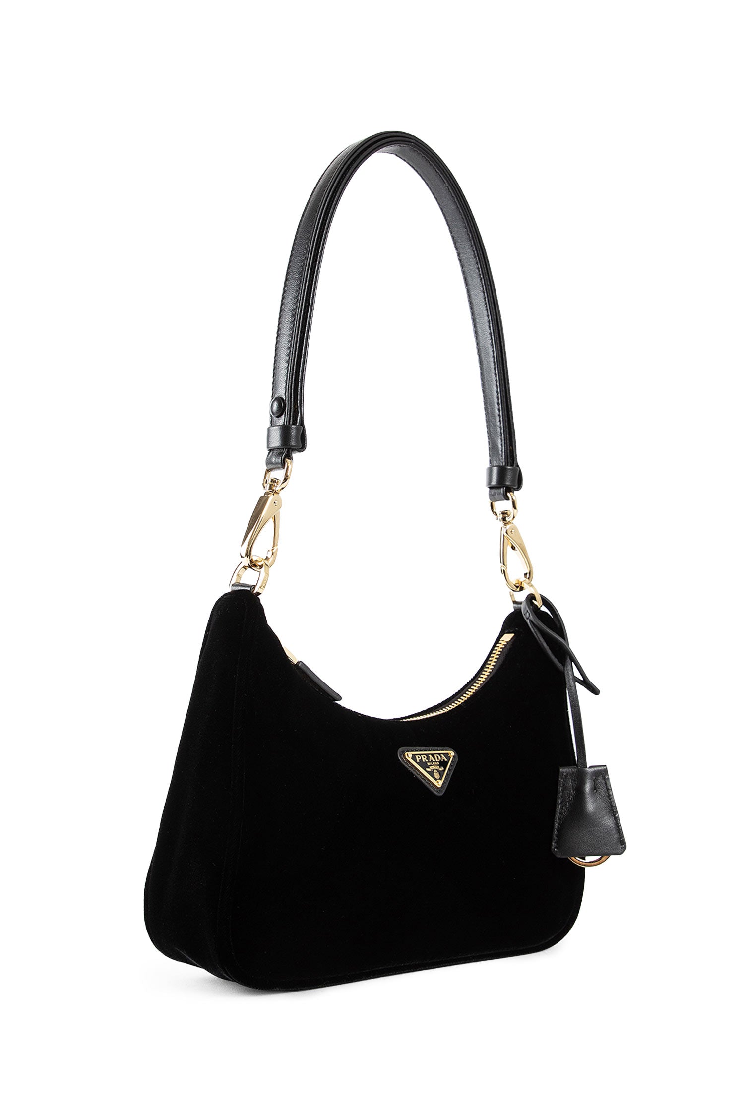 PRADA WOMAN BLACK SHOULDER BAGS