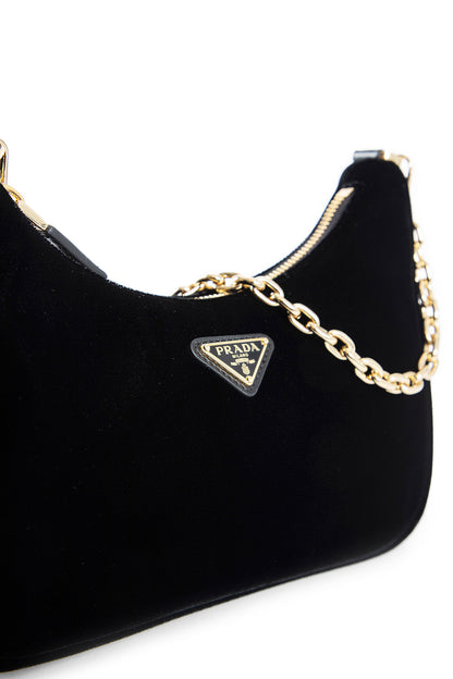 PRADA WOMAN BLACK SHOULDER BAGS