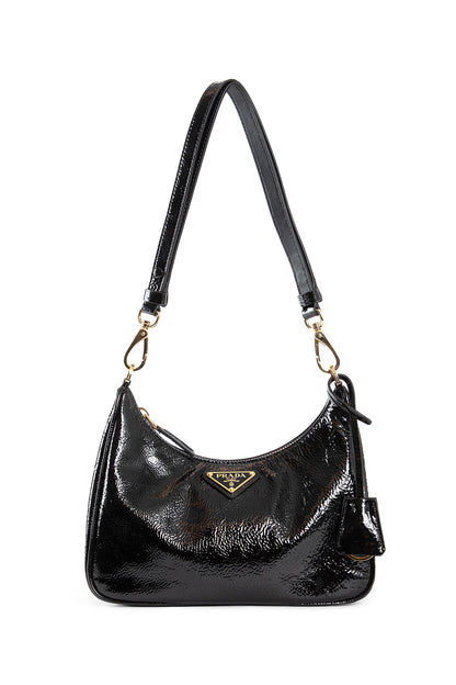 Antonioli PRADA WOMAN BLACK SHOULDER BAGS