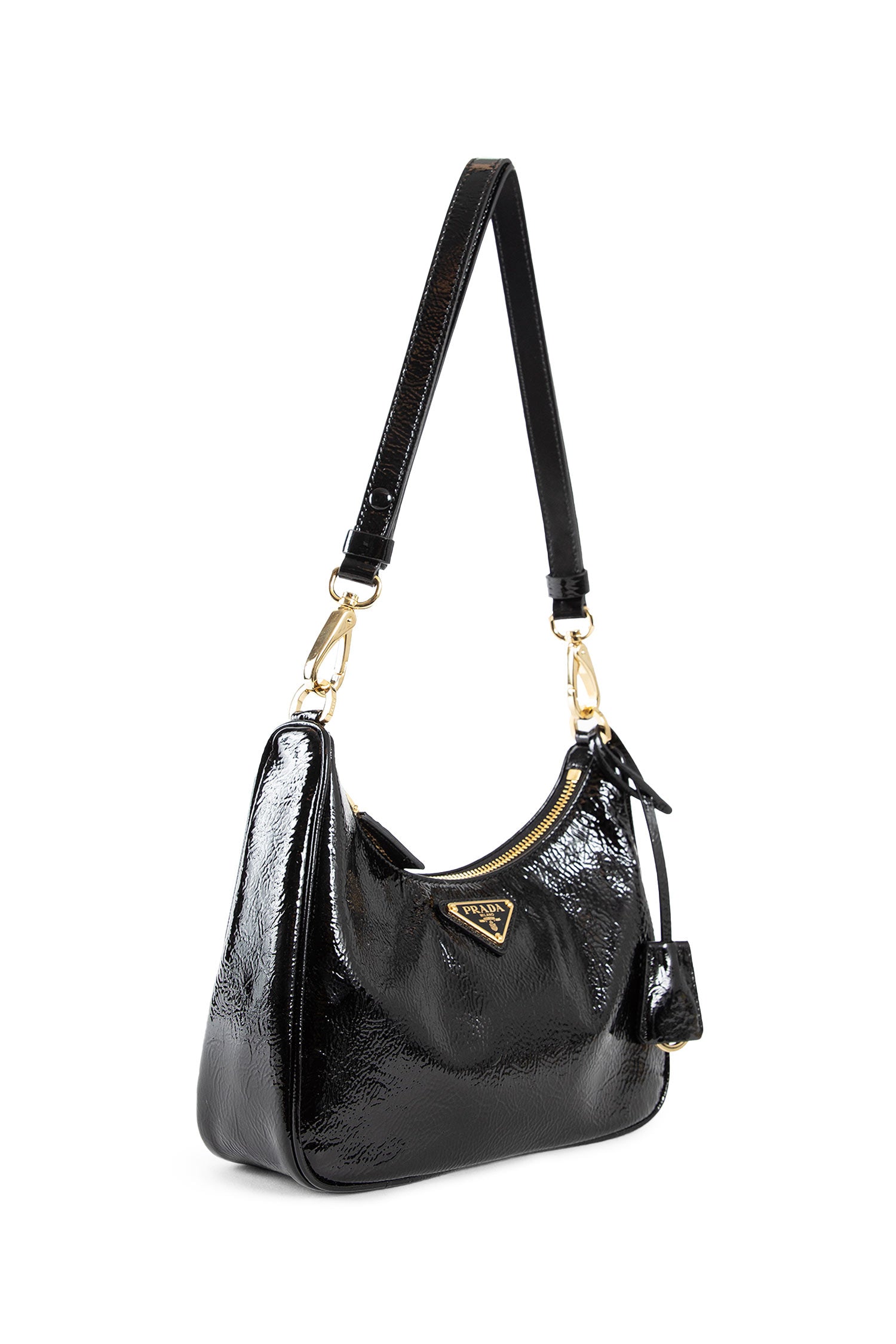 PRADA WOMAN BLACK SHOULDER BAGS