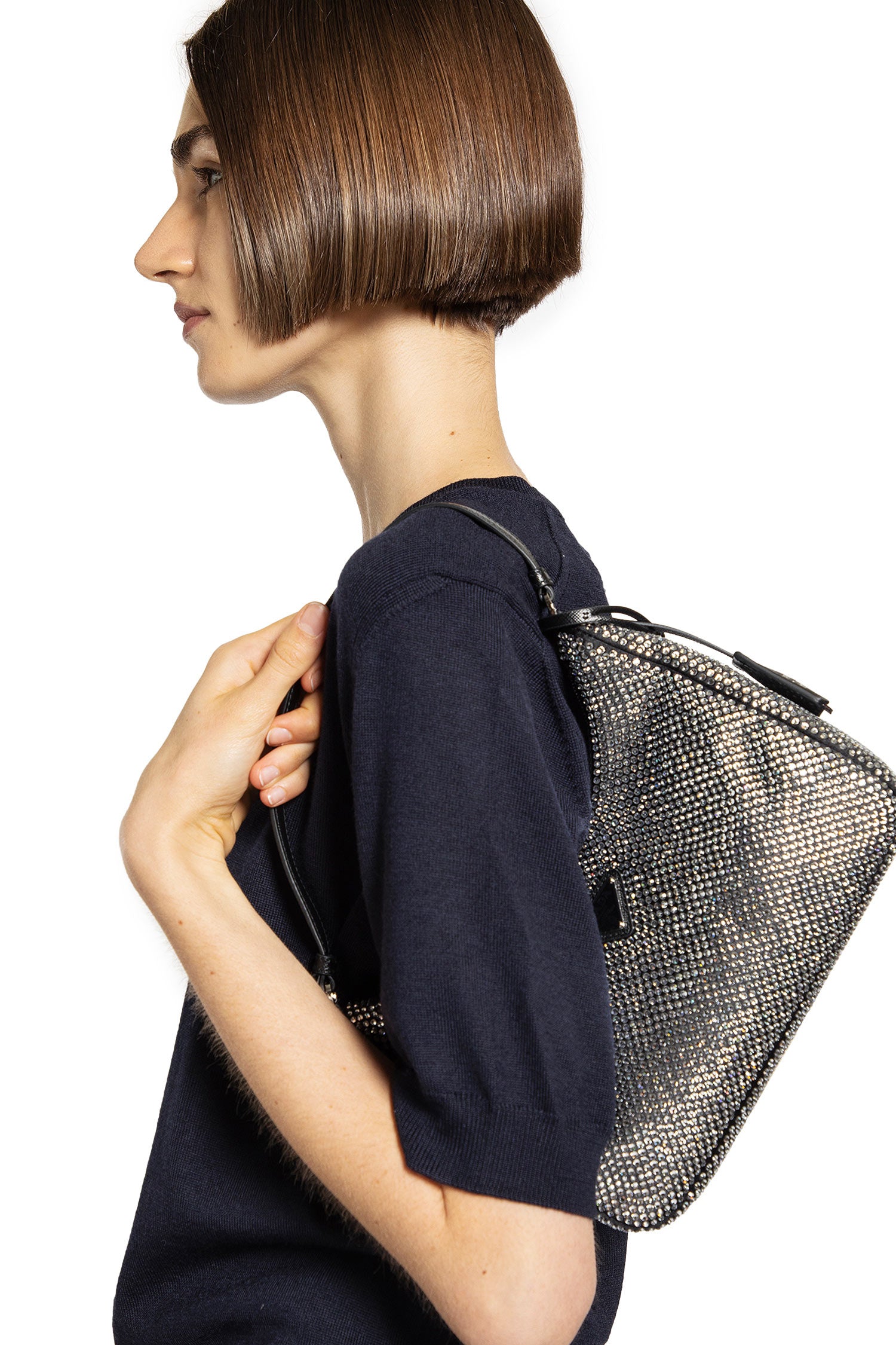 2005 Satin Bag with Crystals