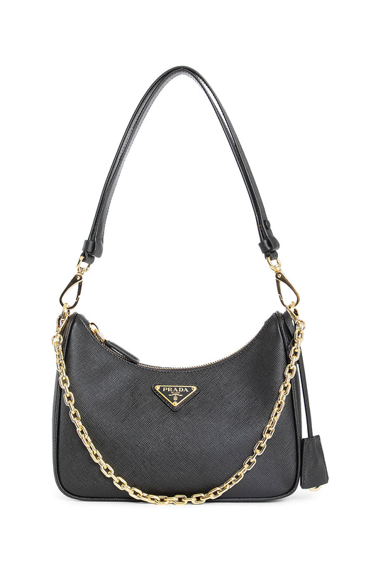 PRADA WOMAN BLACK SHOULDER BAGS