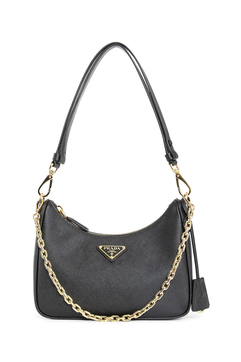 PRADA WOMAN BLACK SHOULDER BAGS - Antonioli.eu