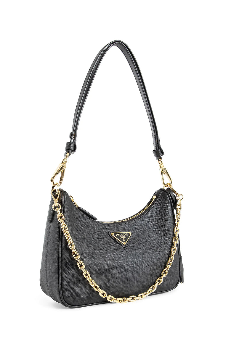 PRADA WOMAN BLACK SHOULDER BAGS - Antonioli.eu