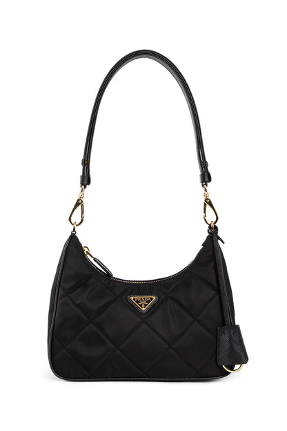 Antonioli PRADA WOMAN BLACK SHOULDER BAGS