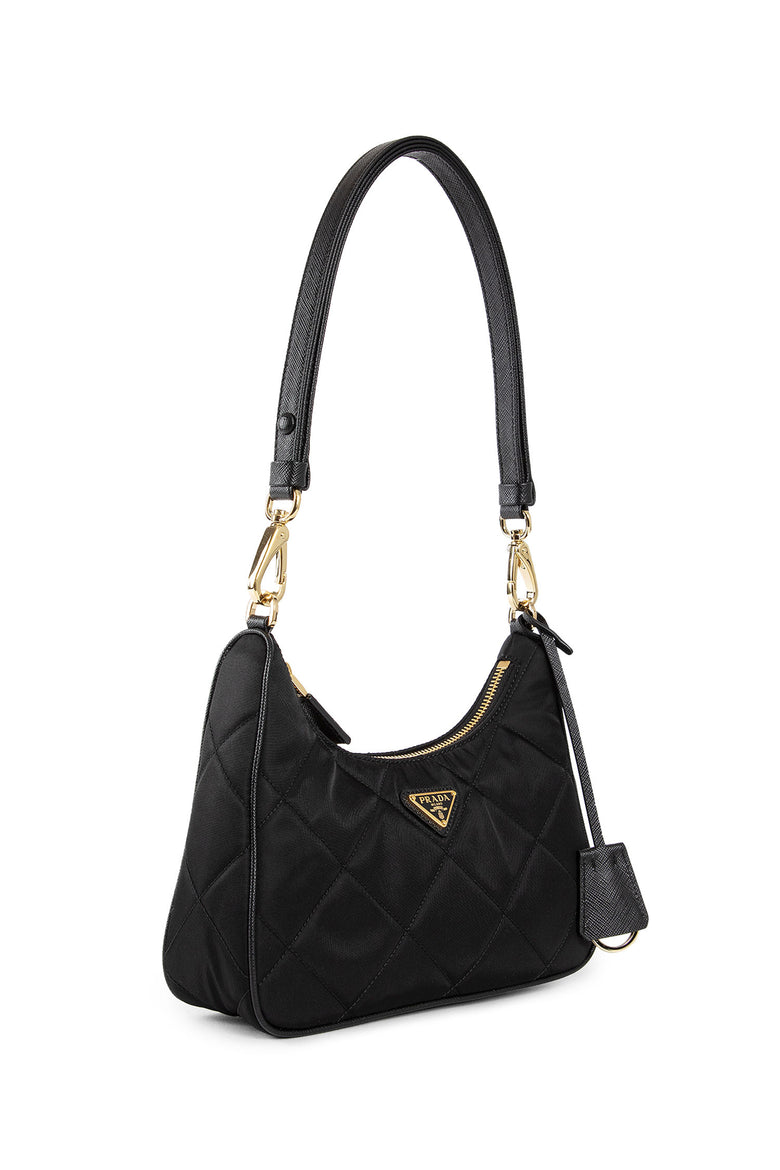 PRADA WOMAN BLACK SHOULDER BAGS