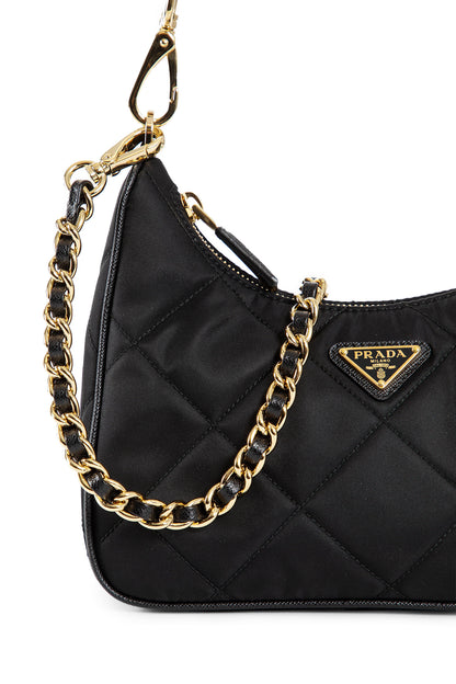 PRADA WOMAN BLACK SHOULDER BAGS