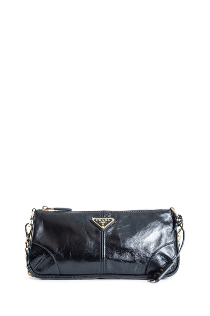 PRADA WOMAN BLACK SHOULDER BAGS