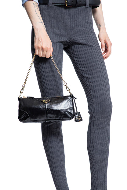 PRADA WOMAN BLACK SHOULDER BAGS