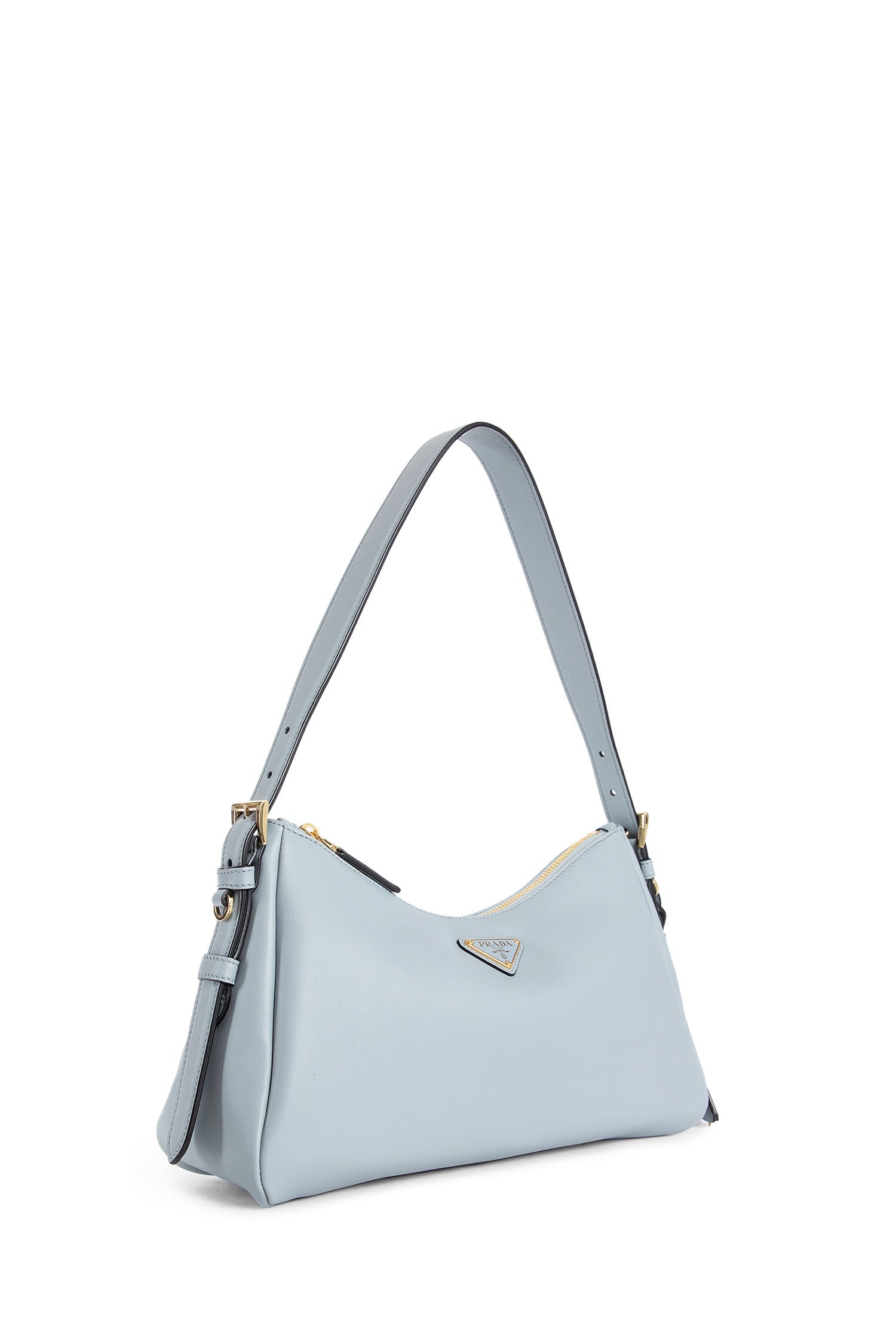 PRADA WOMAN GREY SHOULDER BAGS