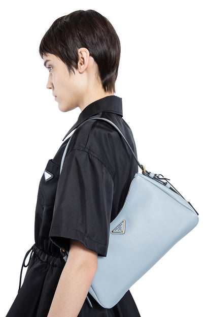 PRADA WOMAN GREY SHOULDER BAGS