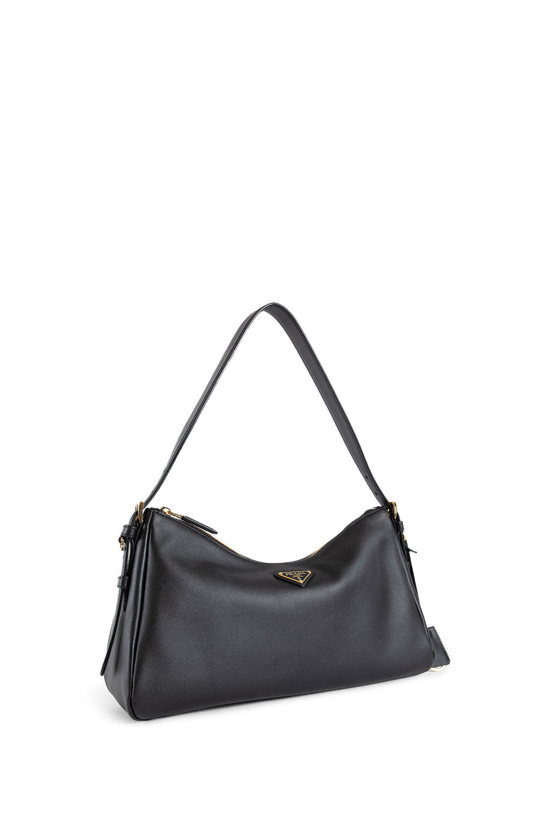 PRADA WOMAN BLACK SHOULDER BAGS