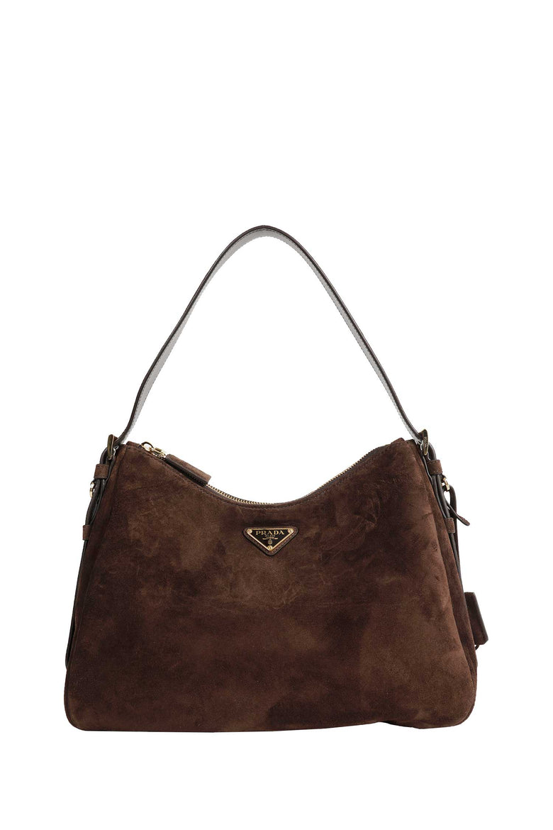 PRADA Leather Top Handle Bag woman