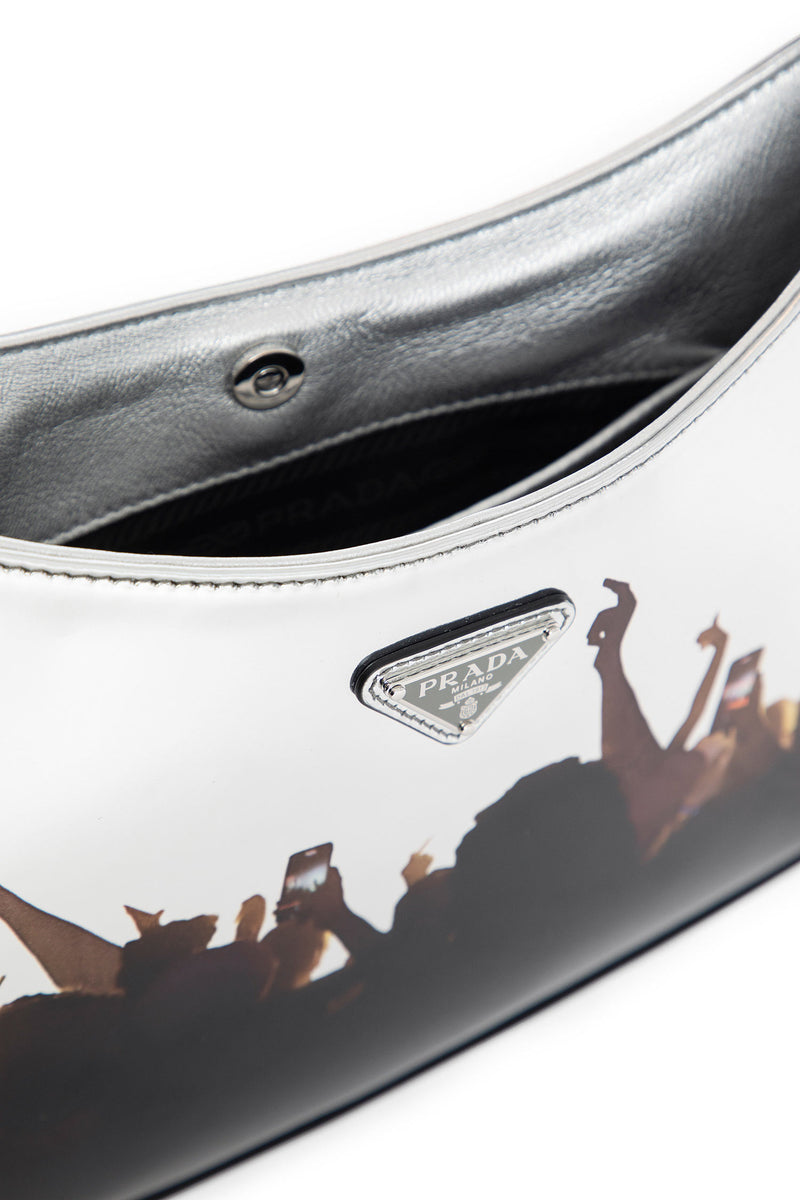 Cleo Printed Brushed Leather Shoulder Bag - Antonioli.eu