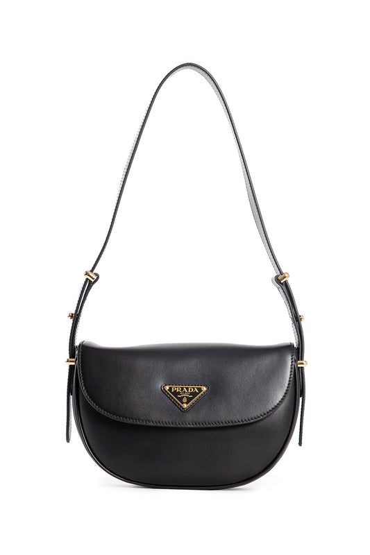 PRADA WOMAN BLACK SHOULDER BAGS