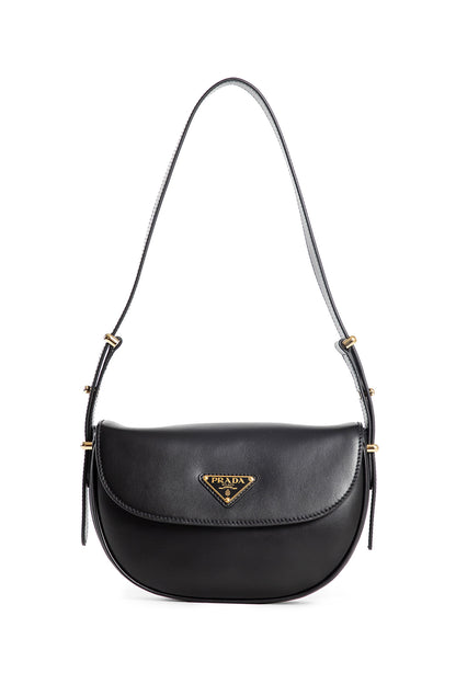 Antonioli PRADA WOMAN BLACK SHOULDER BAGS