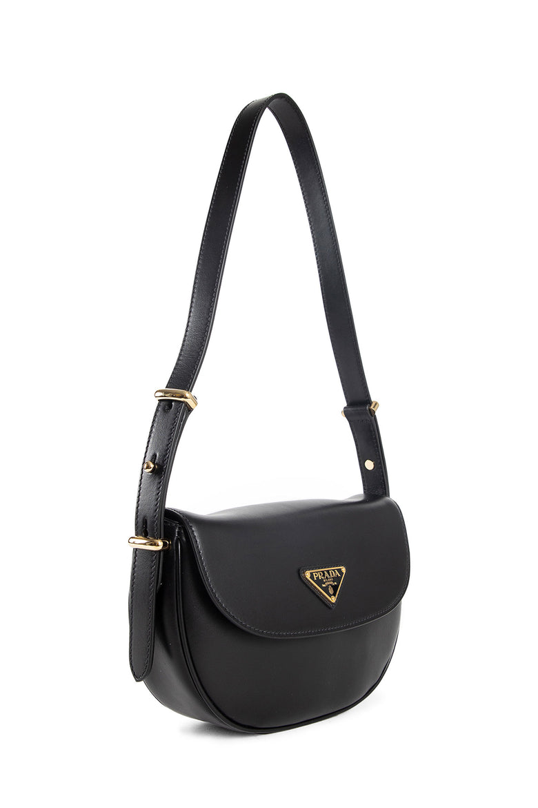 PRADA WOMAN BLACK SHOULDER BAGS