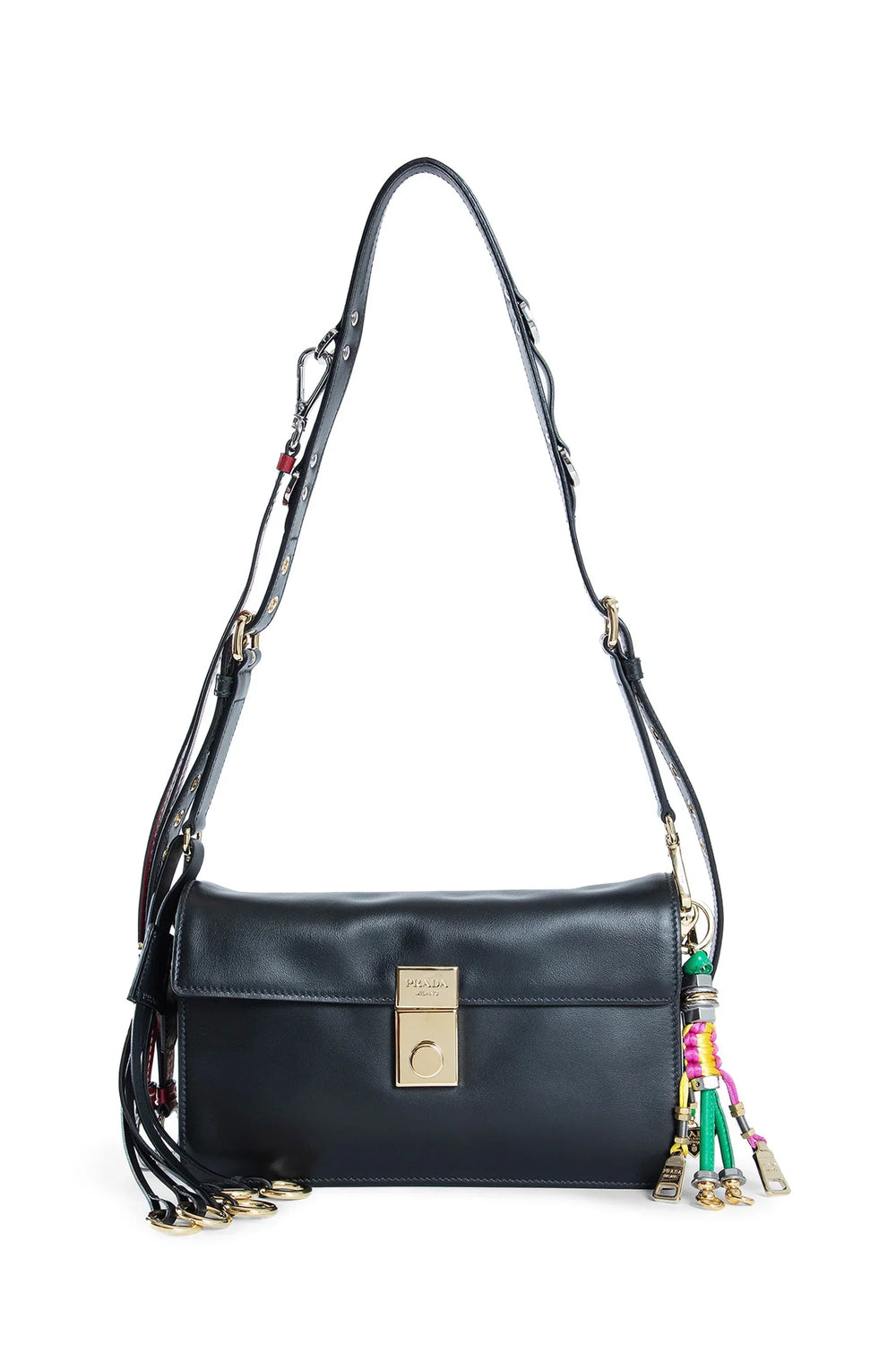 PRADA WOMAN BLACK TOP HANDLE BAGS - Antonioli.eu