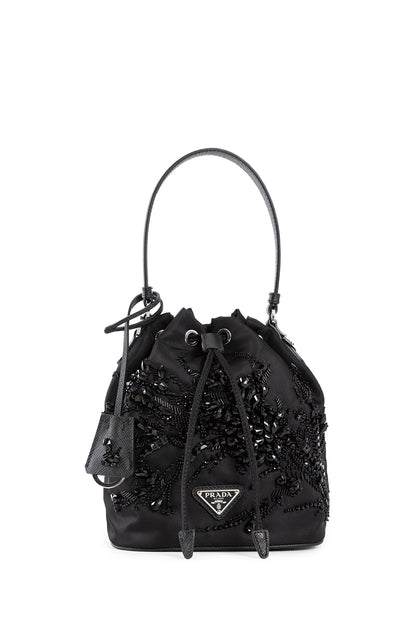 Antonioli PRADA WOMAN BLACK TOP HANDLE BAGS