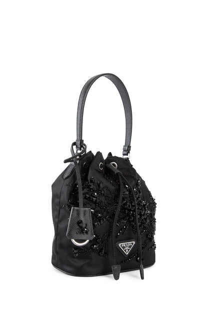 PRADA WOMAN BLACK TOP HANDLE BAGS