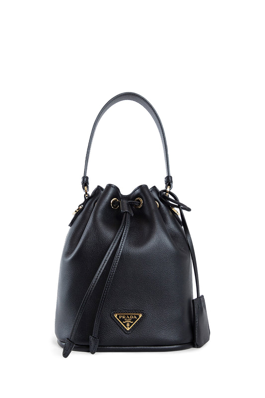 PRADA WOMAN BLACK SHOULDER BAGS